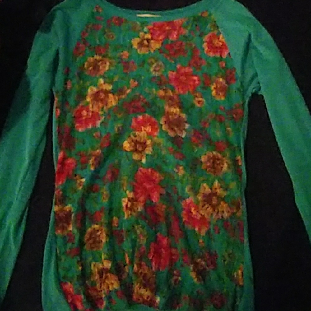Floral sweater